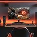 KOORUI 25 Inch Curved Gaming Monitor 240Hz FHD 1080P Computer Monitor, 1500R 1ms MPRT Display, Adaptive Sync, 90% DCI-P3,HDR, Eye Care, Tilt Adjustable, VESA 75x75mm, Black,G2511XC