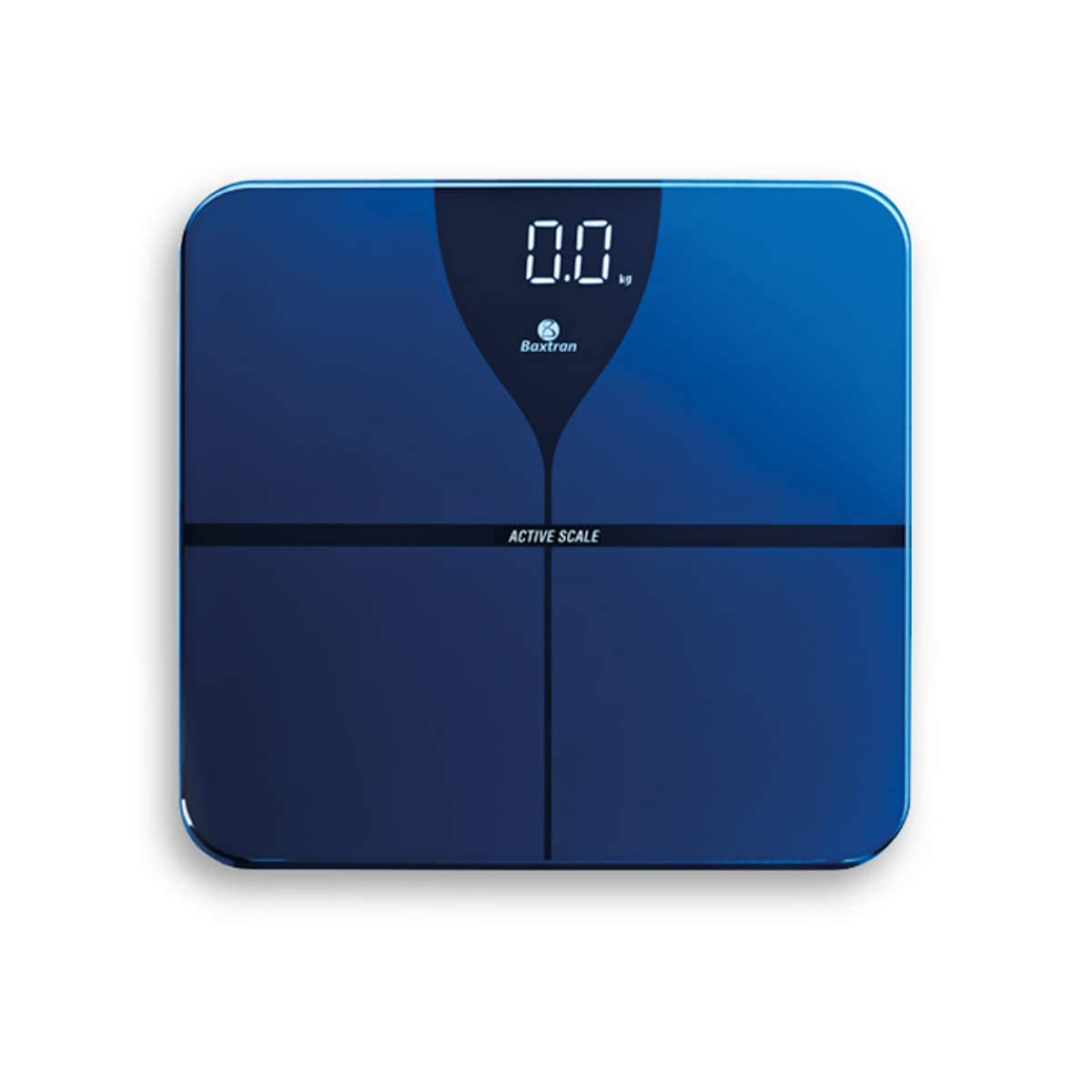 BAXTRAN – Báscula digital con función Bluetooth – Análisis de grasa – Báscula conectada con una aplicación – Diseño elegante – báscula eficaz y robusta