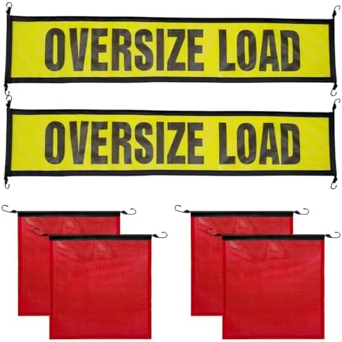 Amazon.com: Venussar Oversize Load Signs for Trucks, 2 Oversized Load ...