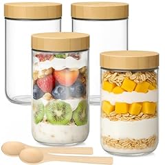 Clear/24oz/4pcs/2 Spoon