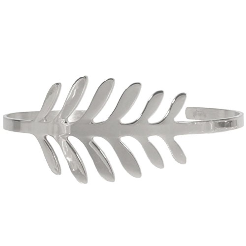 Coperchio in acciaio INOX argento - Laurel Leaf
