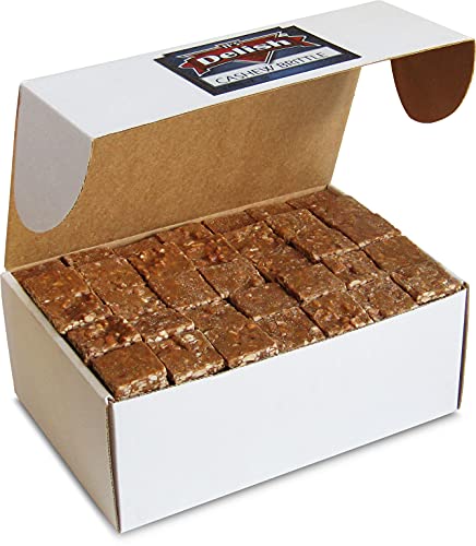 Gourmet Cashew Brittle By It's Delish, 6 Lbs Bulk Box – Old Fashion Style Cashew Brittle In Square Cut Pieces – Sweet & Crunchy Candy In Bulk Great For Holiday, Events, Party Planners – Kosher Parve #TOP4