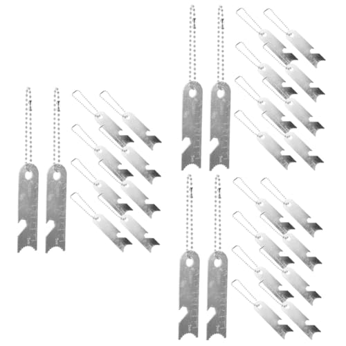 Mipcase 30pcs Portable Fire Scrapers Multi-use Outdoor Lighters for Camping and Survival Manganese Construction Compact Design Versatile Emergency Gear