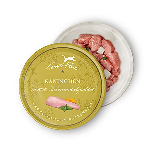 테라페리스 단일 단백질 토끼 2.8온스(80G) 독일산 고양이용 완전식품 고기 1종 야채 수분 밸런스 식이섬유 섭취량