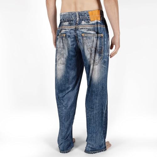 BRIEF INSANITY Pajama Pants Looks Like Blue Jeans (S-XXL) | Loungewear Pant- PJ Bottoms4