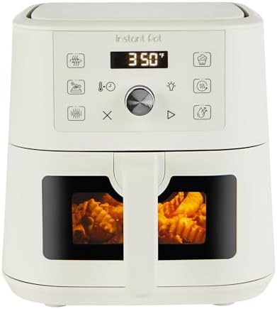 Instant Pot 4Qt VORTEX 6-in-1 Mini Air Fryer, Custom Program Opti...