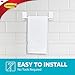 Command Hand Towel Bar Matte Black with Water Resistant Command Strips, Bathroom Décor, 9 in Bar Length Holds up to 3 lbs, Size: 30 cm L x 4.7 cm W x 7.7 cm H / 3.07 in (H) x 11.75 in (L)