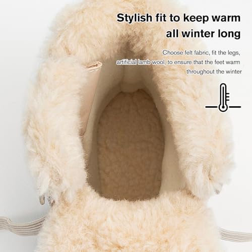 KOLILI Women's Winter Snow Boots Waterproof Warm Duck Boots Outdoor2