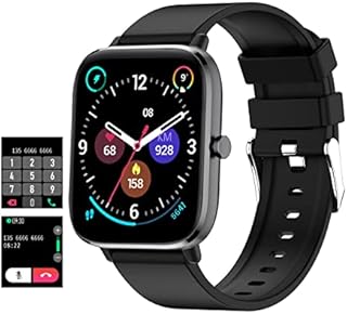 findtime Smartwatch Herren mit Telefonfunktion Fitnessuhr mit Blutdruckmessung Gesundheitsuhr Laufuhr Sportuhr Junge Fitness Tracker Schrittzähler ohne App und Handy Pulsuhr Aktivitätstracker Schwarz