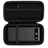 Khanka Funda rígida de Viaje de Repuesto para Anker 325/535 Power Bank PowerCore 20K Cargador portátil de 20000 mAh, Solo Funda (Negro)