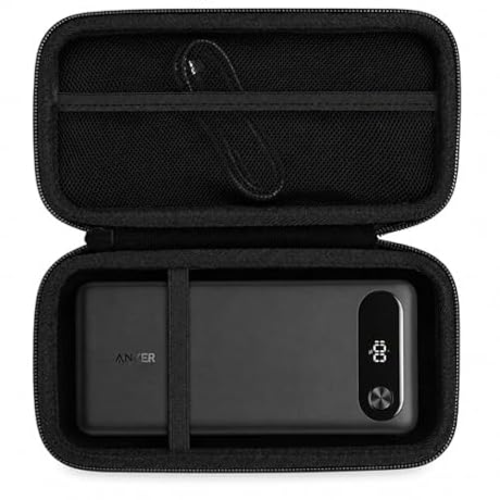 khanka Case for Anker Power Bank, 20,000Mah 87W,Hard Travel Bag Fits for Anker 20K 87W Battery Charger(A1383),Case Only