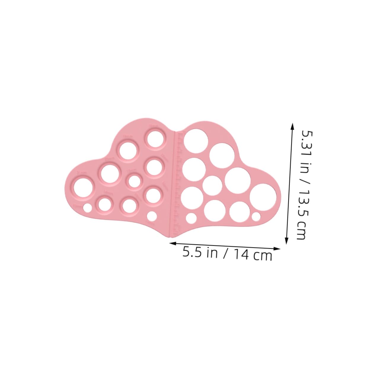 Didiseaon Nipple Sizer for Flanges Breastfeeding Nipple Ruler Silicone Nipple Measurement Tool for Precise Sizing