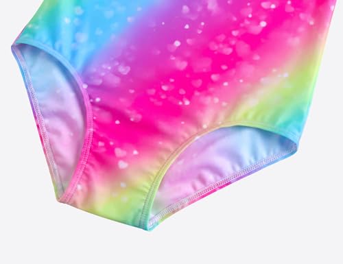 Image of Girls Swimsuits One-Piece Bathing Suits Multicolor Kids Sport Summer Beach Swimwear for 2-10 Years Old