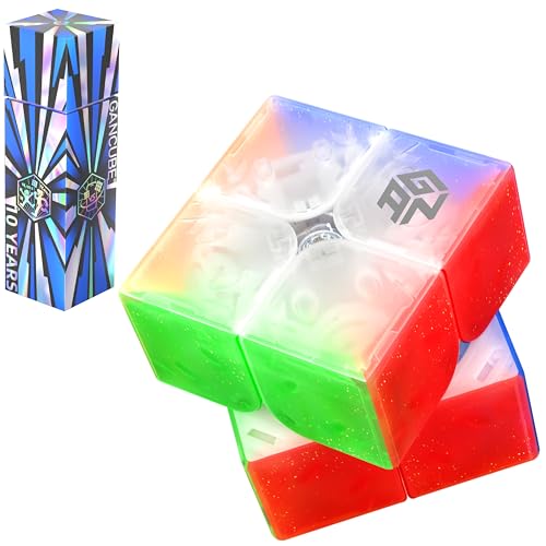 CuberShop GAN 251M Leap UV Coated 10th Anniversary Gift Set 2x2 Magnet Cube