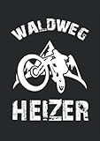 Waldweg Heizer: Notizbuch DIN A4 karriert 120 Seiten - 8.27