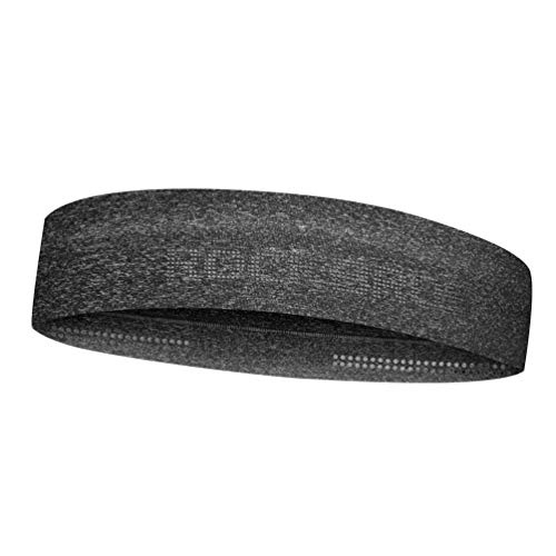 ROCK BROS Sports Headband Mens Sweatband Women Ice Silk Elastic Moisture Wicking Hairb
