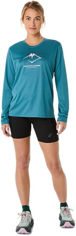 ASICS Women's FUJITRAIL LOGO Long Sleeve TOP Running Apparel
