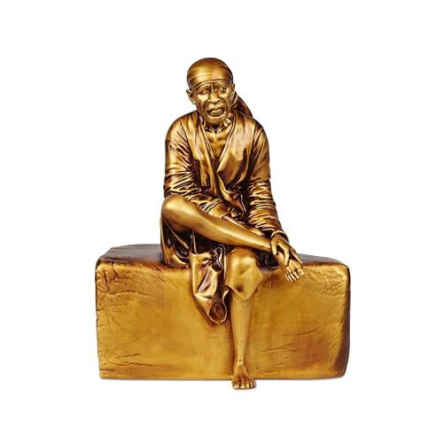 Artarium Saibaba Idol Shirdi Sai Baba Statue Sai Baba Idol Murti Religious God Idol for Home Decorative Showpiece Gift Item (Antique 4 Inch) Deal