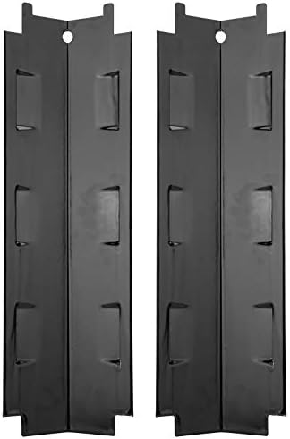 Universal Replacement Grill Heat Tents for Charbroil Grill, Porcelain Steel BBQ Heat Plate Shield Heat Tent, Flavorizer Bar Burners Cover Flame Tamer for Gas Grill, 14 5/8" x 4 1/4" 2Pack