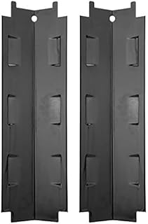 Universal Replacement Grill Heat Tents for Charbroil Grill, Porcelain Steel BBQ Heat Plate Shield Heat Tent, Flavorizer Bar Burners Cover Flame Tamer for Gas Grill, 14 5/8" x 4 1/4" 2Pack