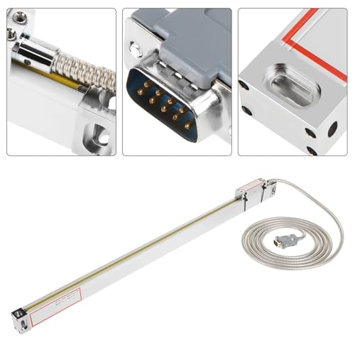 Regla lineal metálica digital para torno JC800 400mm miniatura 5