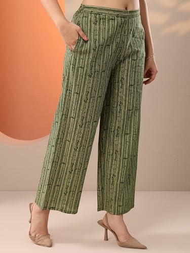 Image of Libas Printed Libas Cotton Straight fit Kurta set for Women | daily wear suit