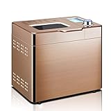 Brotbackmaschine Startseite Brotbackautomat Maschine, Mit Obst Nuss-Zufuhr, Sauerteig, Nonstick Pan & Digital Touch Panel 30 Programme, 15 Stunden Delay Timer, 1 Stunde Warm Halten