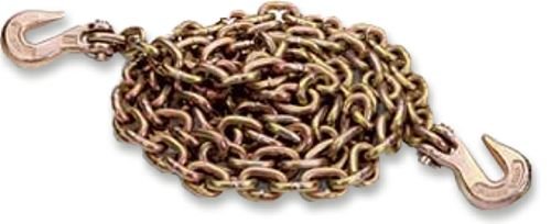 BILLET4X4 Recovery Chain with Hooks - 3/8 inch X 20 ft (Off-Road Recovery)