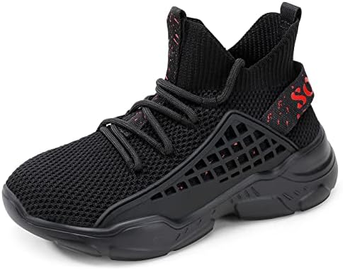 BEYTWO Kids Sneakers Running Shoes Boys Girls Fashion Walking Shoes Breathable Slip-on Sports Shoes for Child