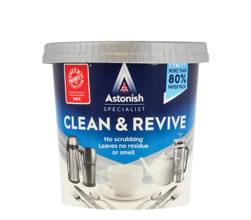 Descaling Foaming Powder | Tea & Coffee Mugs, Pots, Kettles & Stainless Steel | Dissolves Limescale...