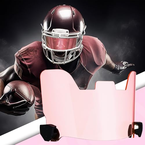 Image of Xuhal 1 /2 /4 Pack Football Visor for Youth Adult Football Helmet Visor Lacrosse Helmet Eye Shield Eye Protection for Sport