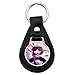 Black Leather Steven Universe Garnet Keychain