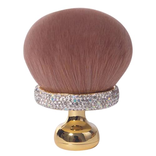 マッシュルームメイクブラシ アプリケータ - 女の子用ファンデーションブレンドブラシ | ママと娘のためのコンパクトで滑らかなコンシーラーアプライヤー トラベルアクセサリー