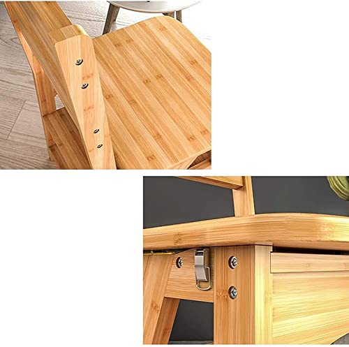 Escalera de 4 peldaños de madera para problemas de espacio 5