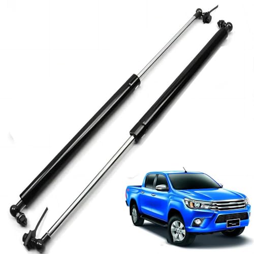 Bqieai 2PCS Coche Delantero capó Resortes Gas, para Toy-OTA Hilux Revo 2015-2021 Elevación Soporte Muelle Resortes elevadores Car reemplazar Accesorios