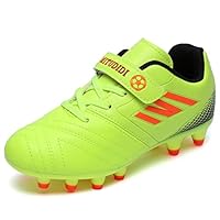Boys' Football Boots Kids Football Boots Girls Football Boots Kids Astro Turf Football Boots Football Boots for Kids Boys' Fashion Athletic Trainers Green 11