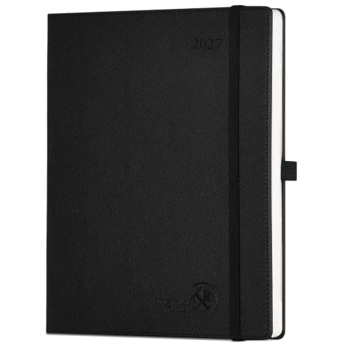 Planificador 2027 agenda de oficina negra POPRUN CETLK7-BK organizador