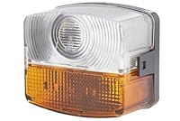 HELLA 2BE 003 182-091 Blinkleuchte - Halogen - 12/24V - Anbau/Schraubanschluss - Stecker: Flachstecker - links - Menge: 1