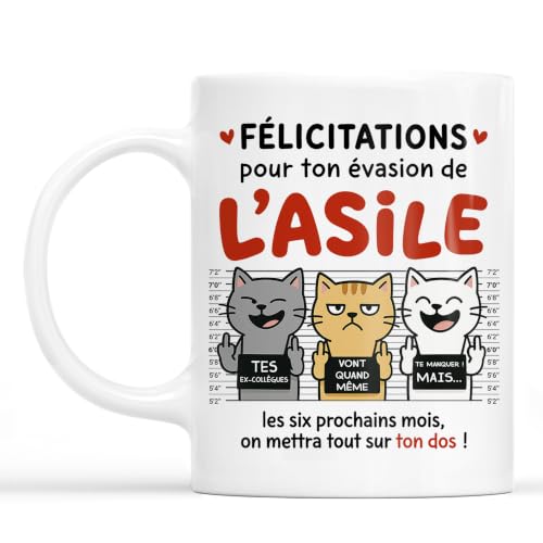Cadeau Plus Mug Une Formidable COLLÈGUE - Mug Humour Collegue, Mug Equipe De Choc, Cadeau Collegue De Travail Femme, Idee Cadeau Homme Collegue, Depart Collegue De Travail (Modèle #4)