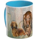 Pets-easy Mug personnalisé teckel poil long