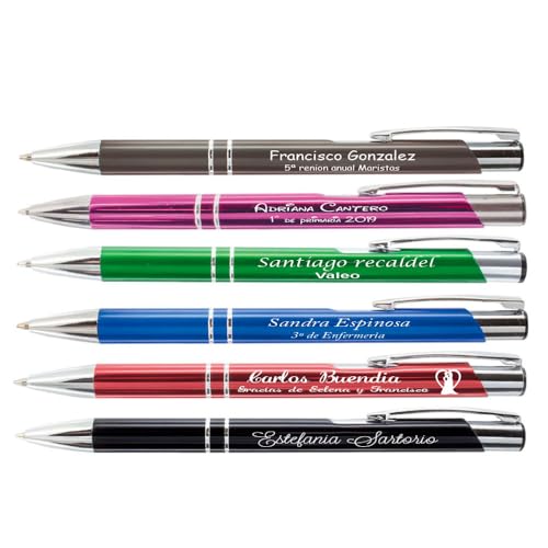regalo grabado - Bolígrafos Personalizados Metálicos, texto