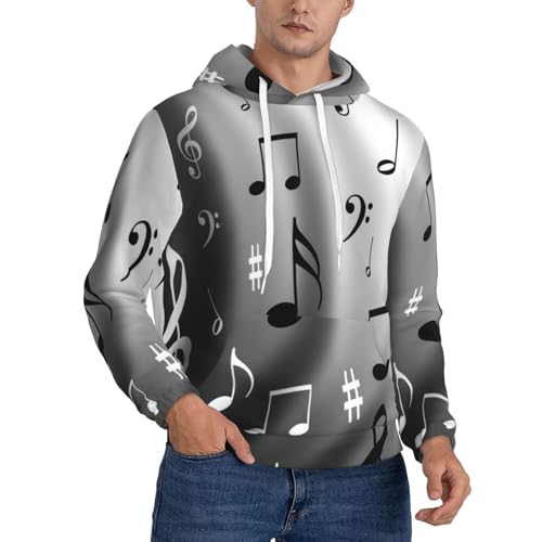 Sweat à capuche musique homme anti-froid vêtement sport voyage