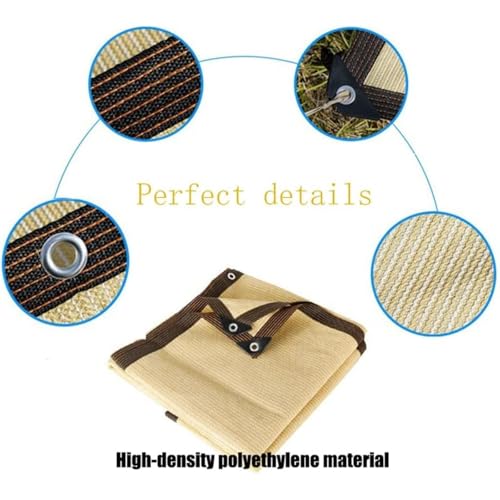 Tejido de malla resistente a rayos UV con protección de sombra para patios 3