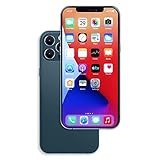 iphone 3gs wert Spielsachen Und Spiele Raytonee Gefälschte Telefon Metallic-Modell [2nd Gen] Dummy-Display Nicht funktionierende Replik Telefon Spielzeug für Phone 12 Pro 6,1 Zoll (Blau Menübildschirm)