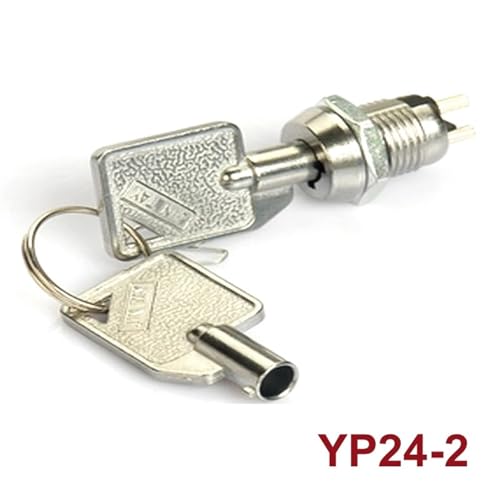 Serrure de commutateur de clé de voiture moto noir YP2403 barillet - 7