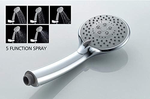 Robinet de baignoire avec douche à main mélangeur de salle de bain mural