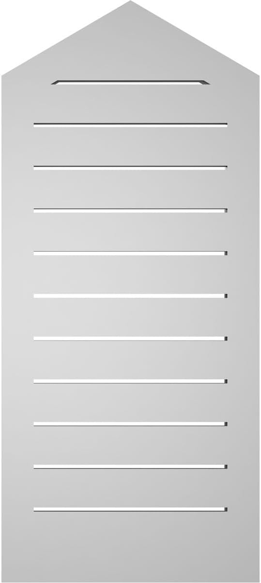 GVSPE16X3603SF-07 Peaked Top Brickmould Sill Frame, Primed Tan Signature Series Surface Mount Gable Vents, 16-in. W x 36-in. H, Unfinished