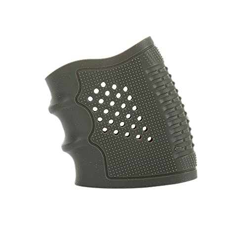 Fidragon Tactical Rubber Grips Glove Sleeve Slip-On Ventilated Grip Grips For Glock And Oher Pistol 3 Pcs Black Khaki And Green… (3Pcs Color) #TOP3