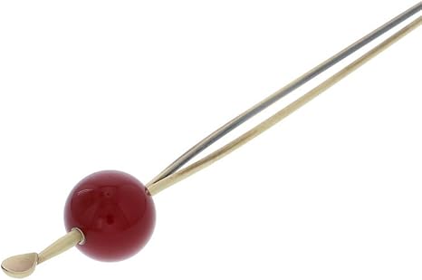 京都きもの町 玉 かんざし 赤玉 アンティークゴールド かんざし 花しおり 和装小物 通販