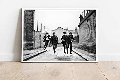 Affiche des Beatles – The Beatles print – A Hard Day’s Night – Impression encadrée ou non encadrée | A2 59.4×42.0cm… - Les Beatles, Paul McCartney, John Lennon, RIngo Starr, George Harrison Affiche des Beatles - The Beatles print - A Hard Day's Night - Impression encadrée ou non encadrée | A2 59.4x42.0cm… – Image 3